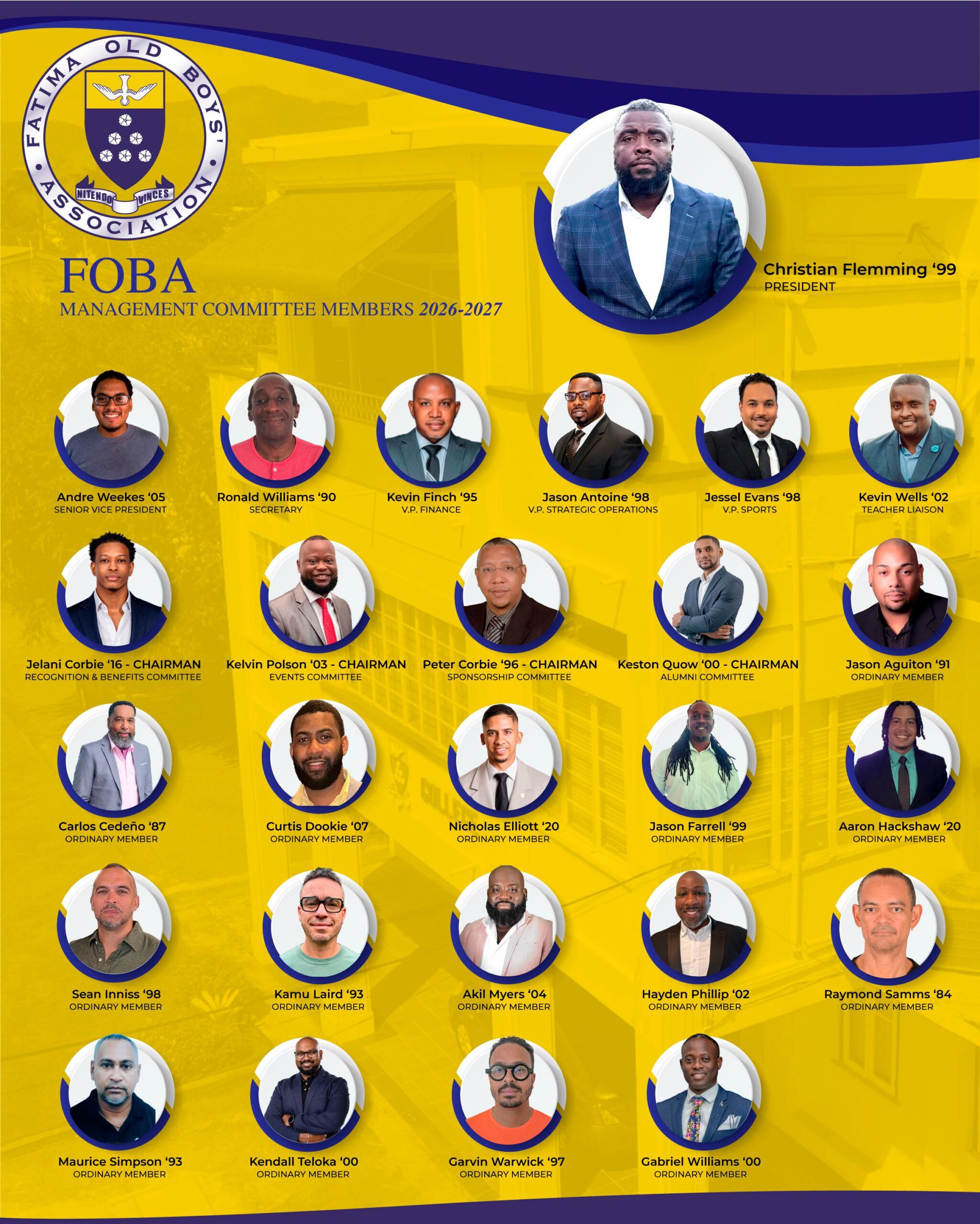 FOBA Management Committee Members FOBA Management Committee Members